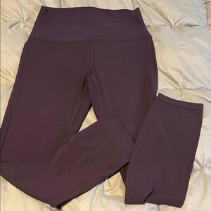 Lululemon Deep Plum Leggings Sz 6
